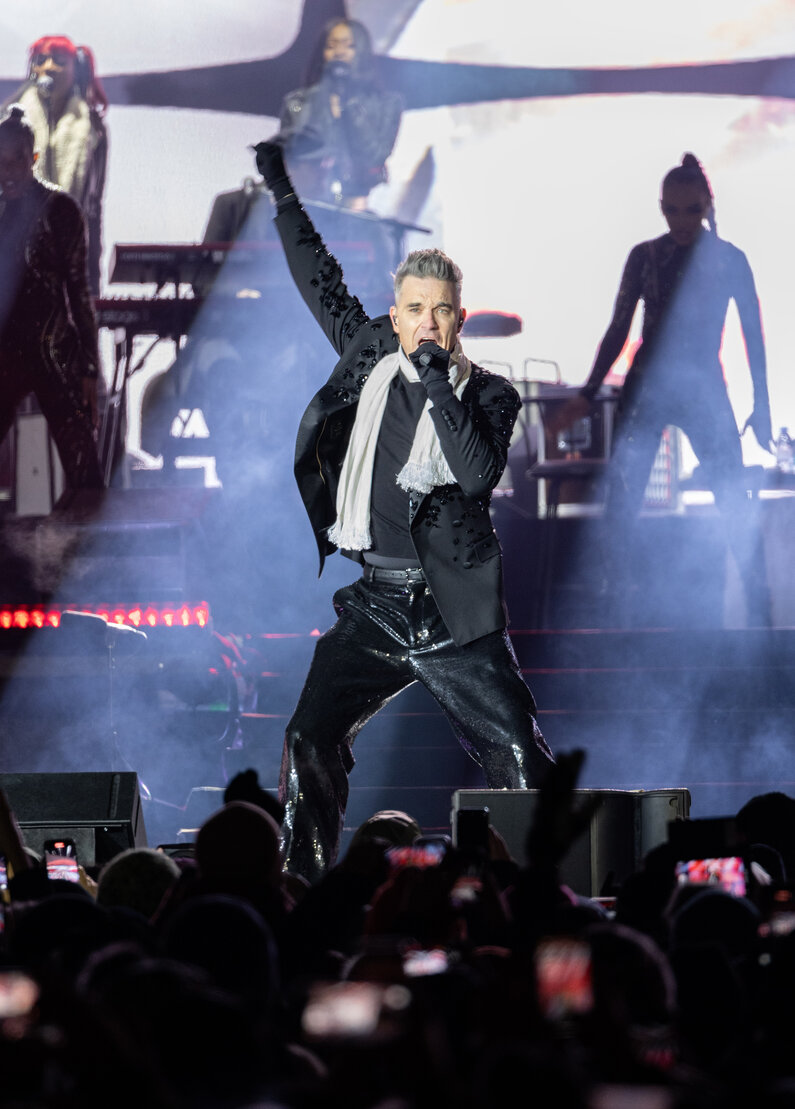 Robbie Williams beim Ski Opening 2023 in Schladming | © Harald Steiner