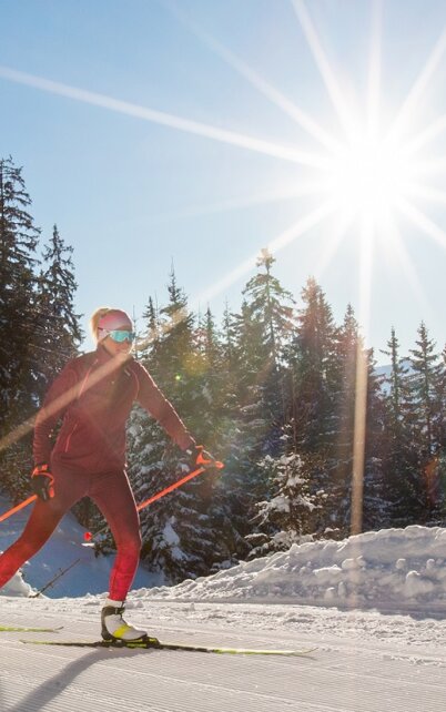 Langläufer auf Skatingloipe | © Photo-Austria