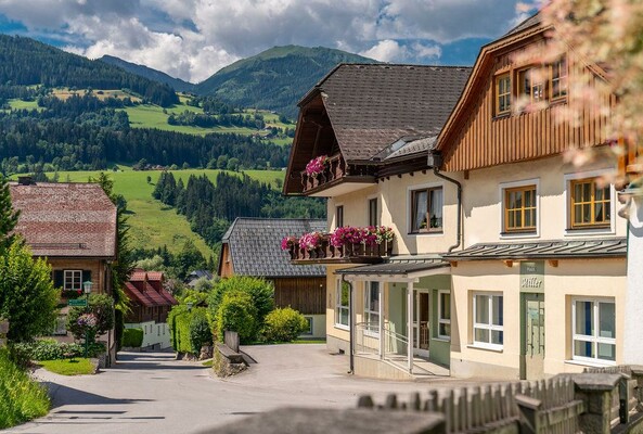 Außenansicht Apartment Greisslerei