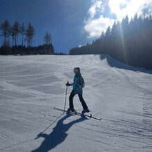 Skitouren gehen auf der Hochwurzen