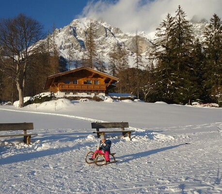 Haus Silberdistel direkt am Wanderweg und Loipe