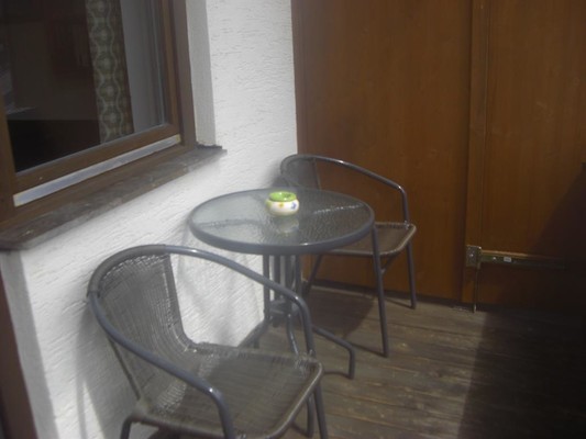 Sitzgelegenheit am Balkon 