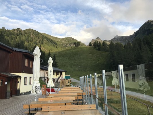 Blick auf die Berge | © Kaibling Alm