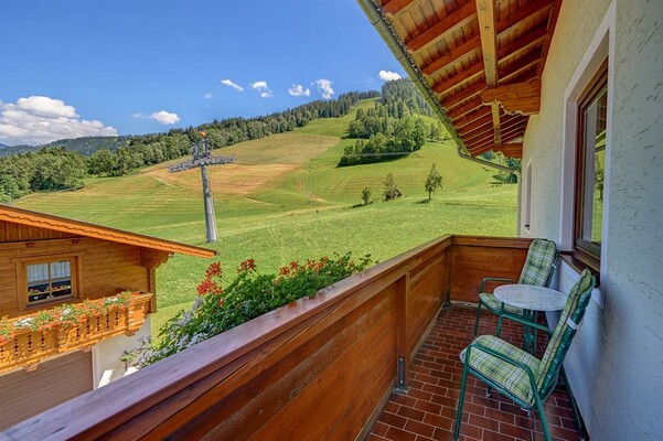 Balkon mit Blick auf die "Finale Grande"