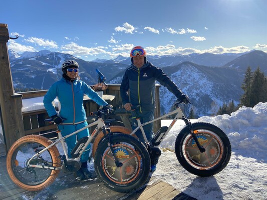 Fat Bike im Haus gratis Verleih