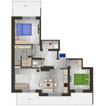 Photo of Apartment, shower, toilet, 2 bed rooms