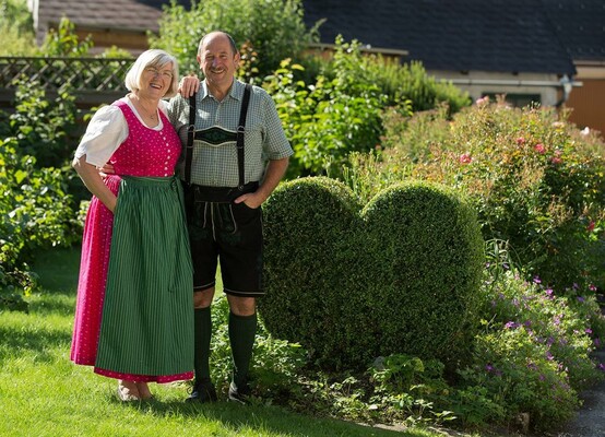 Ihre Gastgeber Annemarie und Severin