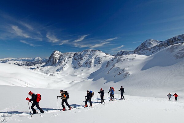 Skitouren in sanfter Natur