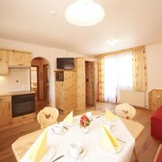Stone pine apartment with infrared cabin
