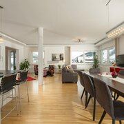 Modern Art Penthouse interior view